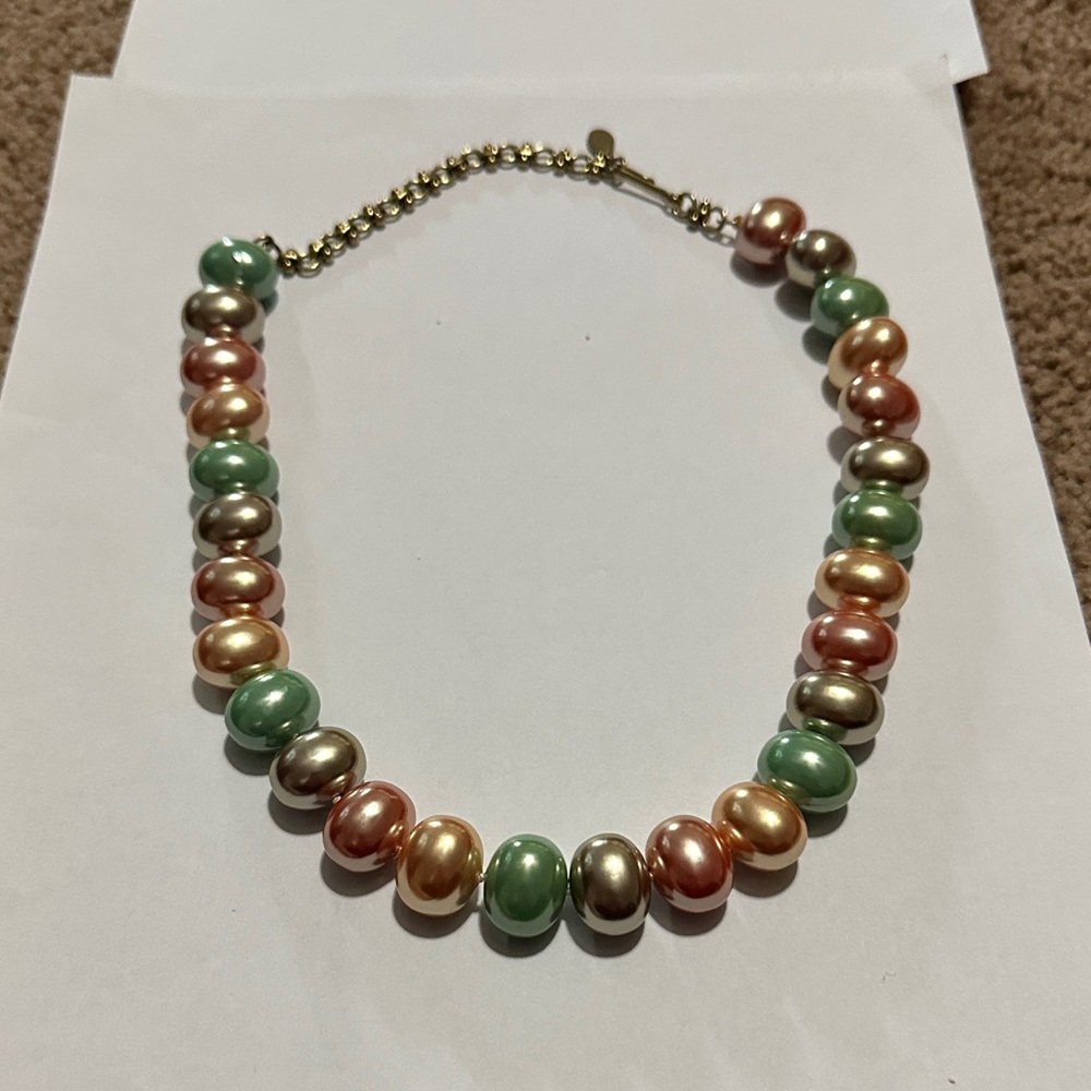 Heidi Daus Multicolor Pearl Necklace